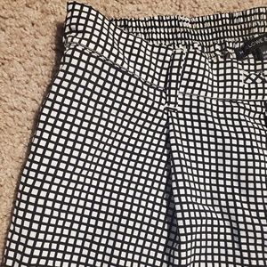 Harlowe & Graham black white dress pant, fit size